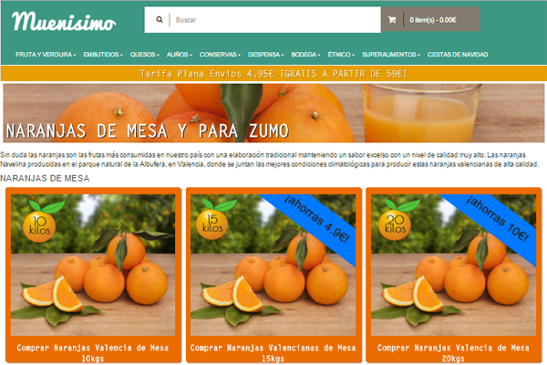 Naranjas en Muenisimo